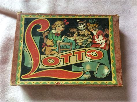 vintage lotto game|Vintage Lottery Game .